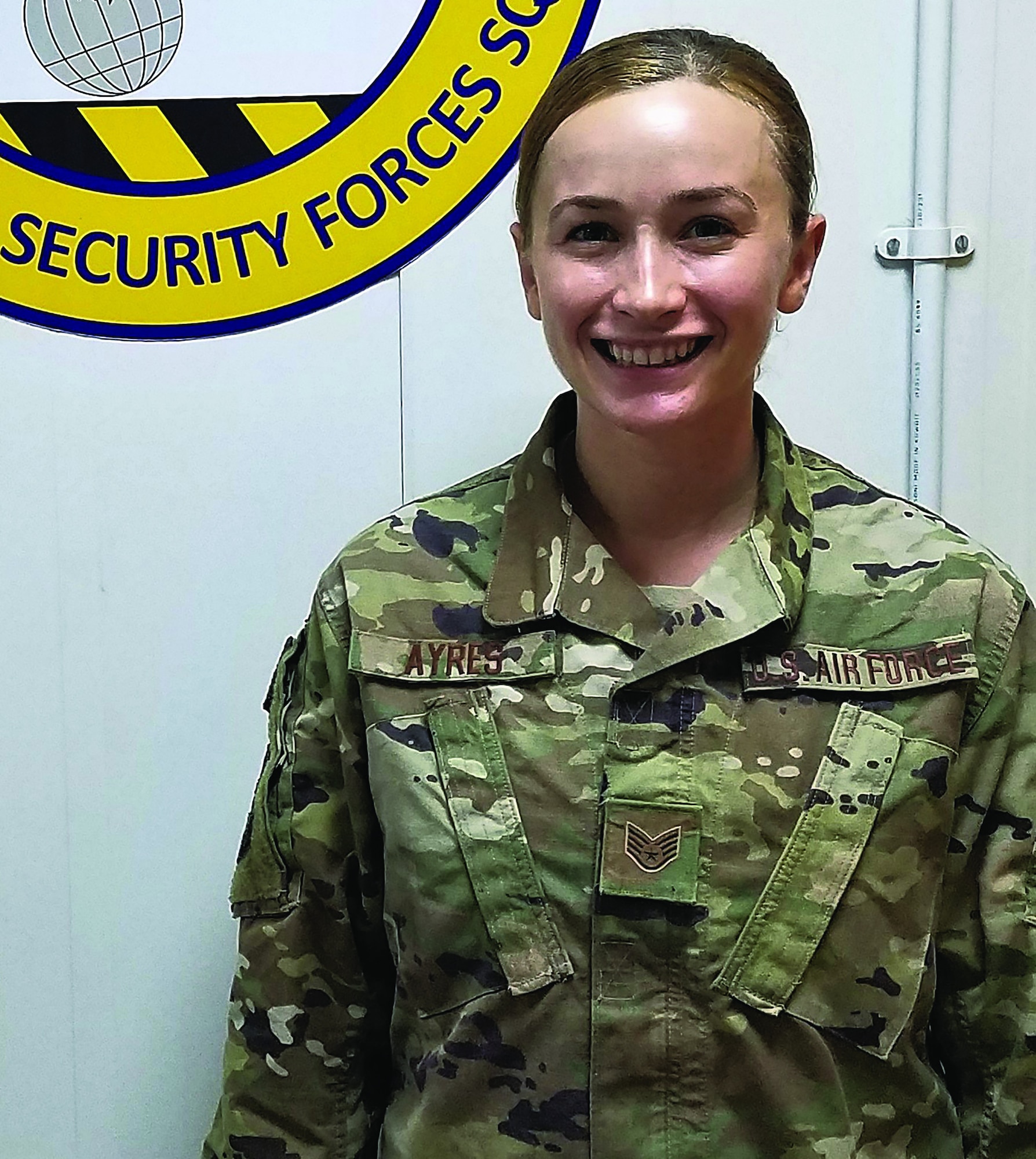 Staff Sgt. Marissa Ayres, 445th Security Forces Squadron fire team member, was selected for as the 2018 Air Force Outstanding Security Forces Individual Award Air Reserve Component Airman of the Year.