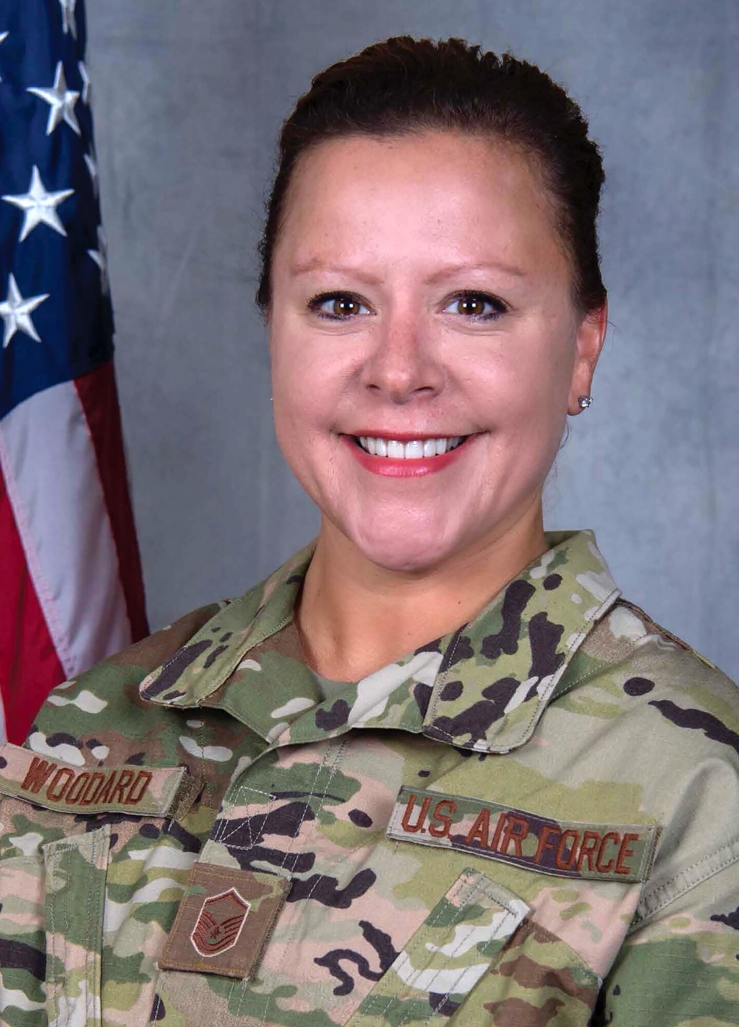 Master Sgt. Tara Woodard, 445th Force Support Squadron personnel systems manager, currently deployed with the 386th Expeditionary Force Support Squadron PERSCO (Personnel Support for Contingency Operations) as the Air Force liaison officer section chief, was selected as the November 2018 Senior NCO of the Month and was part of the U.S. Air Forces Central Command Liaison Office Team that was selected for the November 2018 Team of the Month Award.