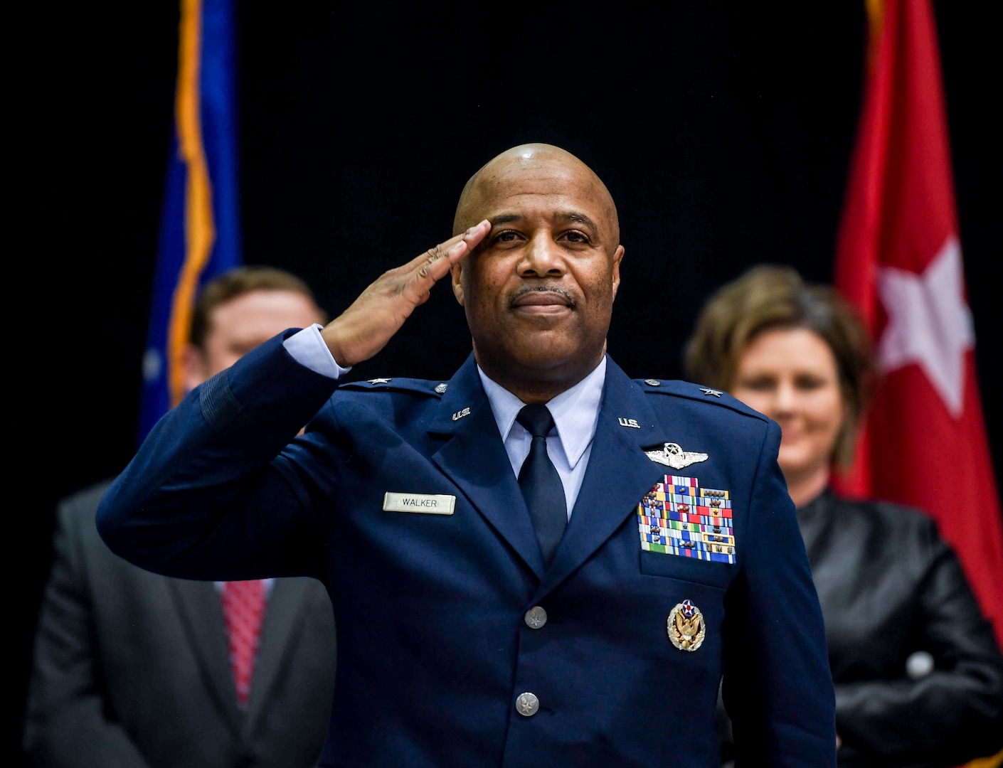 Brig. Gen. Christopher “Mookie” Walker assumed command of the West Virginia Air National Guard from Brig. Gen. Paige P. Hunter during a formal change of command ceremony held Feb. 2, 2019, at the 130th Airlift Wing, McLaughlin Air National Guard Base in Charleston.