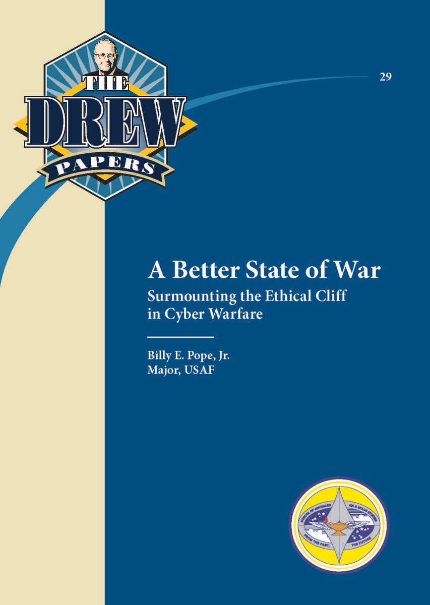 Book Cover - A Better State of War: Surmounting the Ethical Cliff in Cyber Warfare