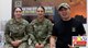 Staff Sgt. Archie Masibay discusses Army combat medic training with two recent AIT graduates