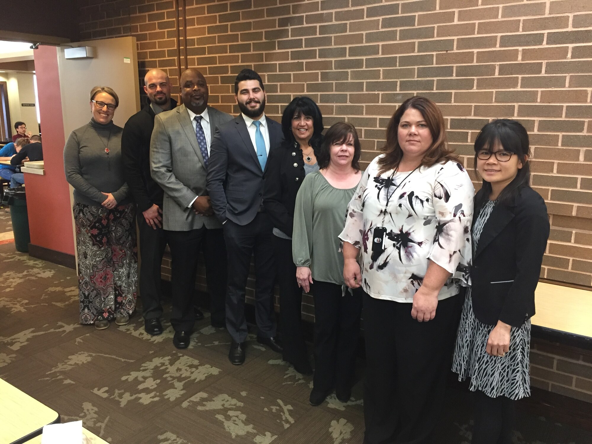 Members of DLA Troop Support Medical supply chain and DLA Distribution pose for a photo at an after action review for the Department of Defense’s Influenza Vaccination Program at Fort Detrick, Maryland Feb. 5, 2019.