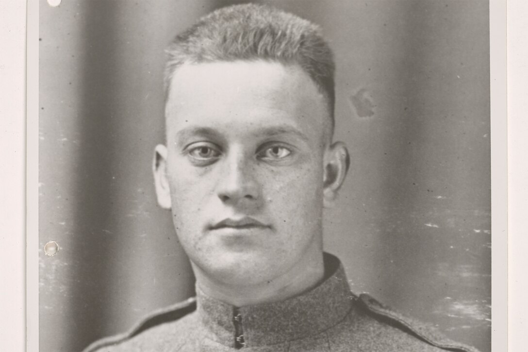 A Marine in his uniform circa 1920.