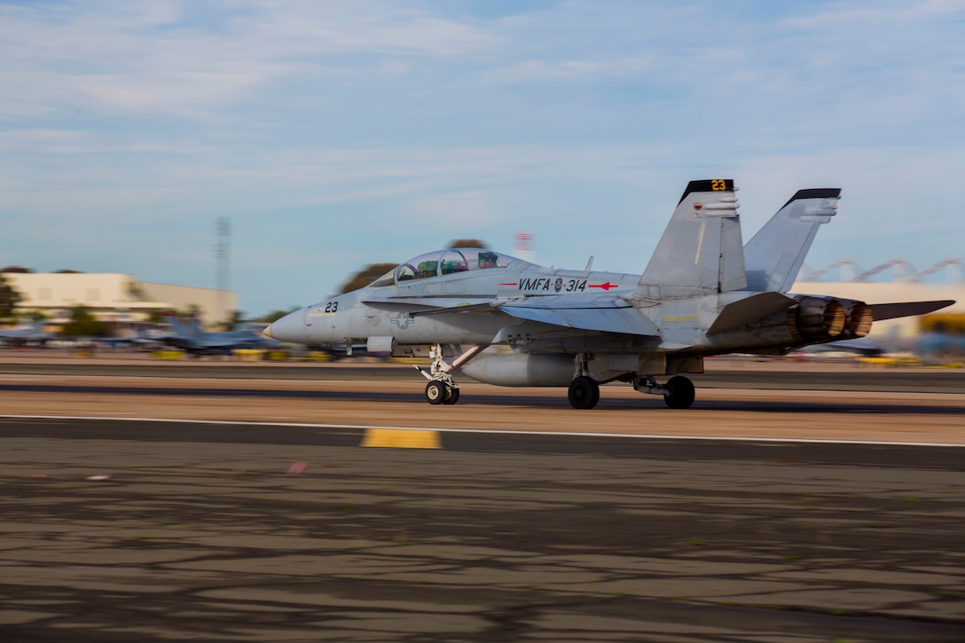 MAG-11 Marines take to the sky in massive aircraft launch