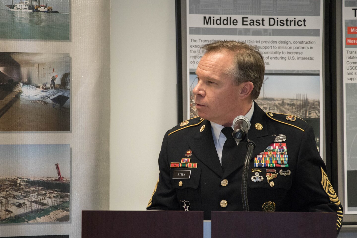 Delapena becomes new Command Sergeant Major at Transatlantic Division