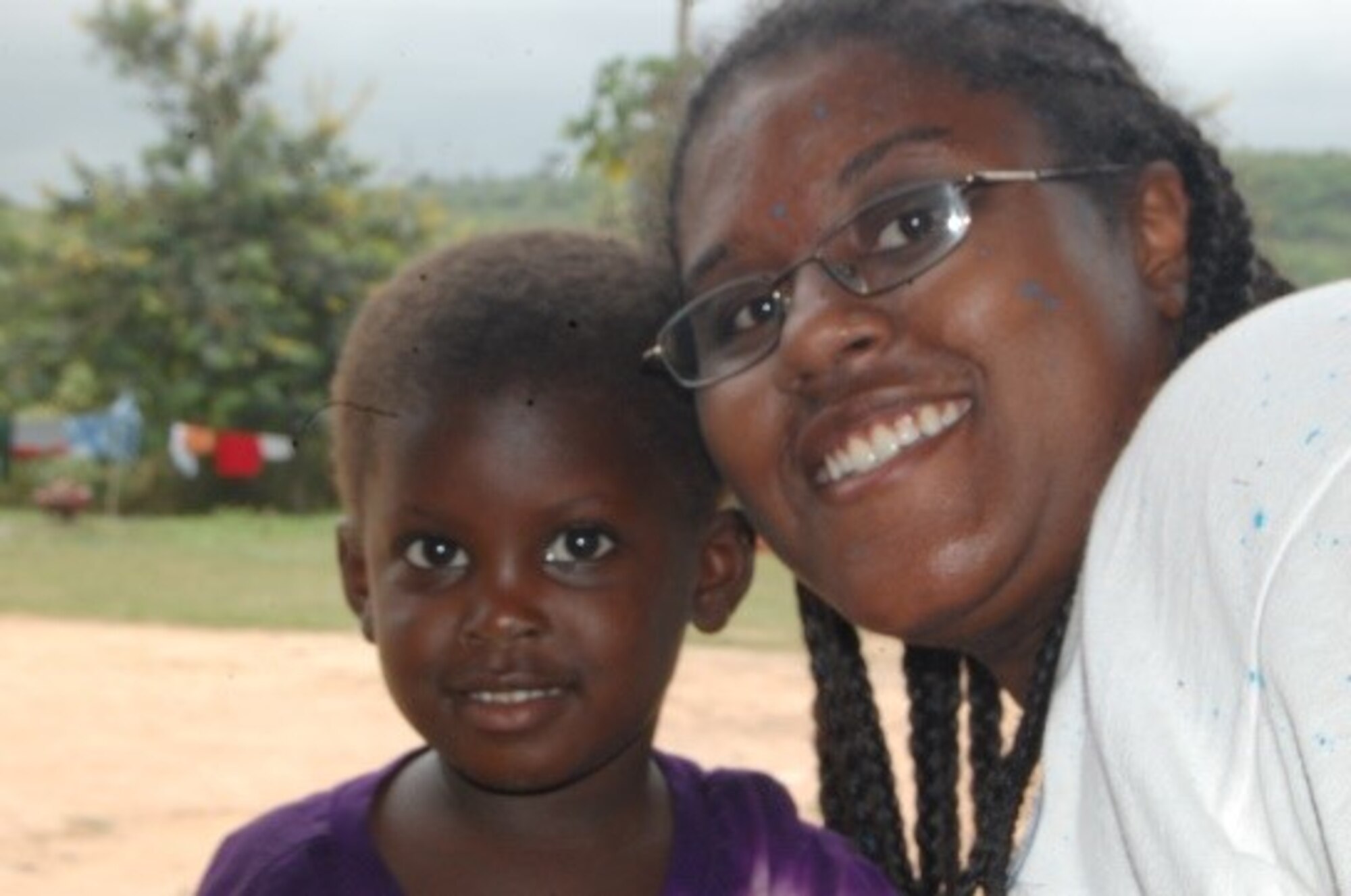 Breanna McGowan with Zahara, a Ghanaian orphan. (Courtesy photo/Breanna McGowan)