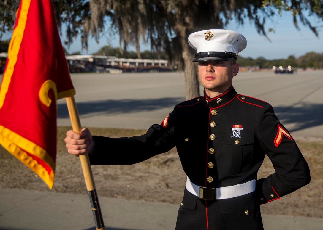 MARINE CORPS RECRUIT DEPOT PARRIS ISLAND, S.C. – A native of Waxhaw, North Carolina, graduated from Marine Corps recruit training here as the honor graduate of Company H, 2nd Recruit Training Battalion, Feb. 8, 2019.