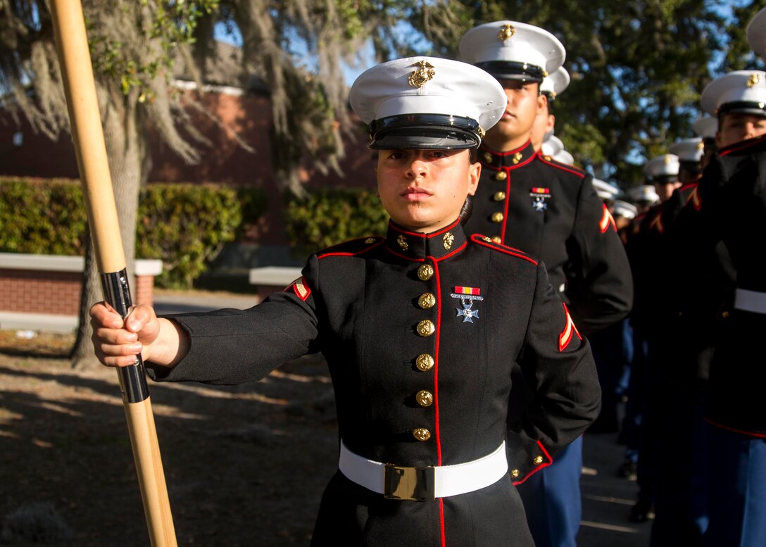MARINE CORPS RECRUIT DEPOT PARRIS ISLAND, S.C. – A native of New Orleans, Louisiana, graduated from Marine Corps recruit training here as a platoon honor graduate of Platoon 4004, Company O, 4th Recruit Training Battalion, Feb. 8, 2019.