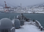 7th Fleet Command Ship USS Blue Ridge Visits Otaru, Japan