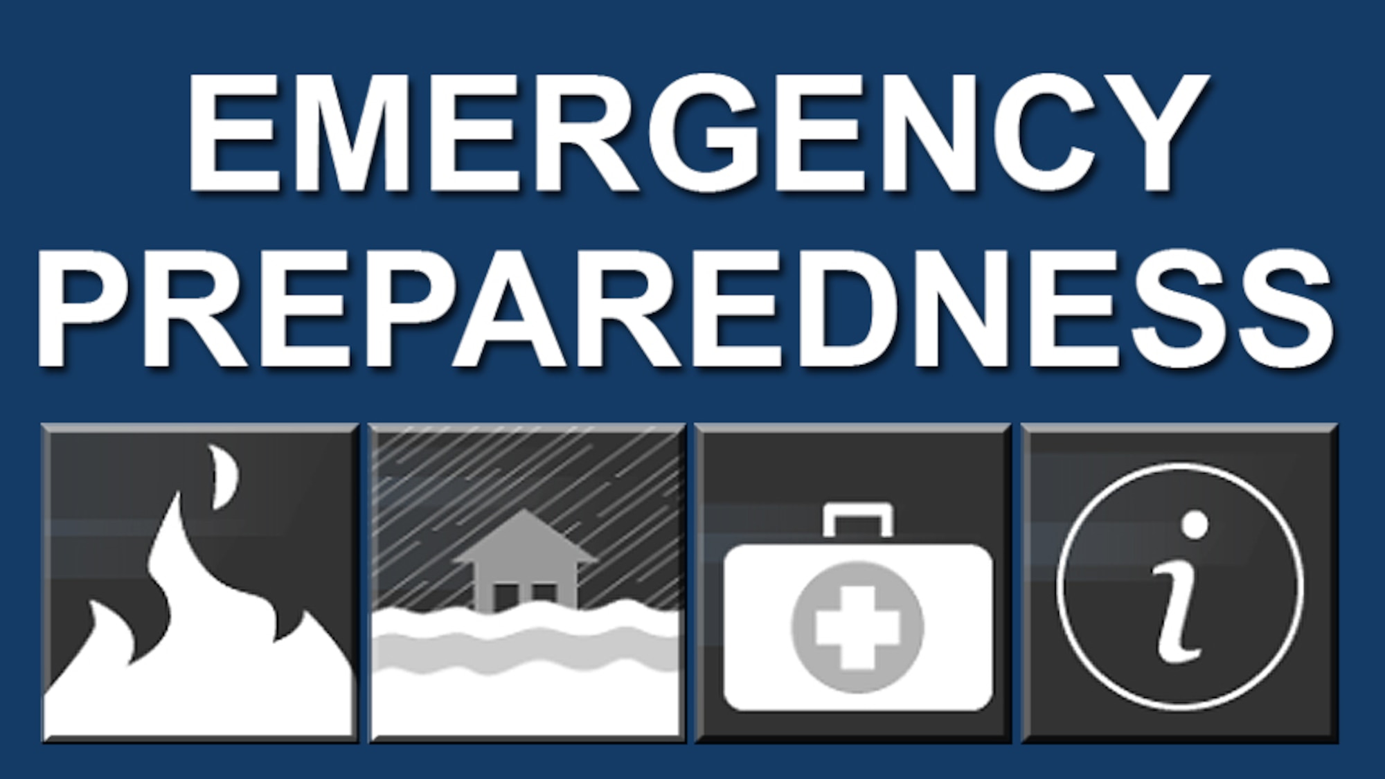 Emergency preparedness graphic.