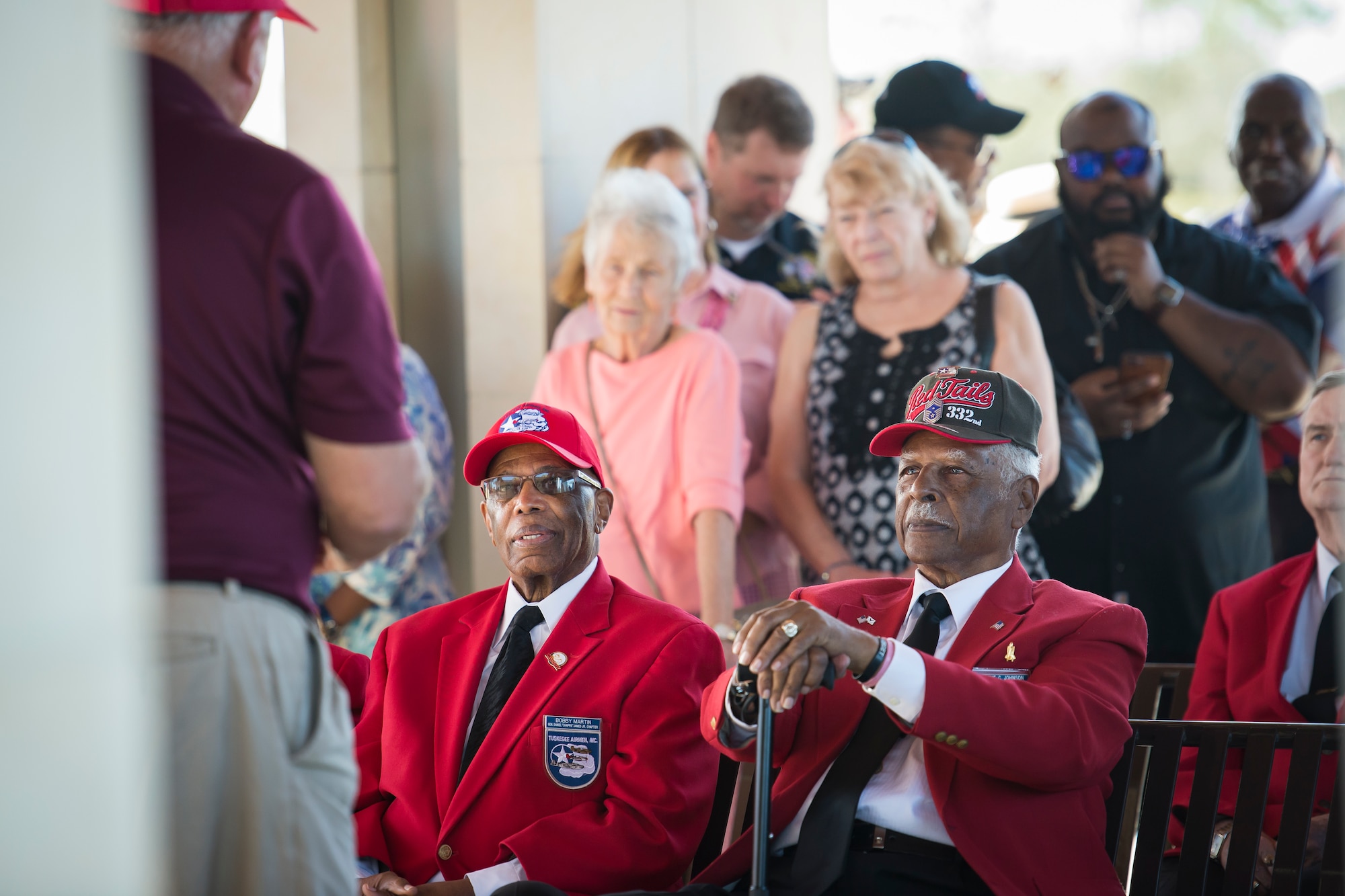 Tuskegee Airman, Edwin Cowan, was properly laid to rest alongside his wife for his service during World War II, Feb. 7, 2019, at Cape Canaveral National Cemetery, Fla.