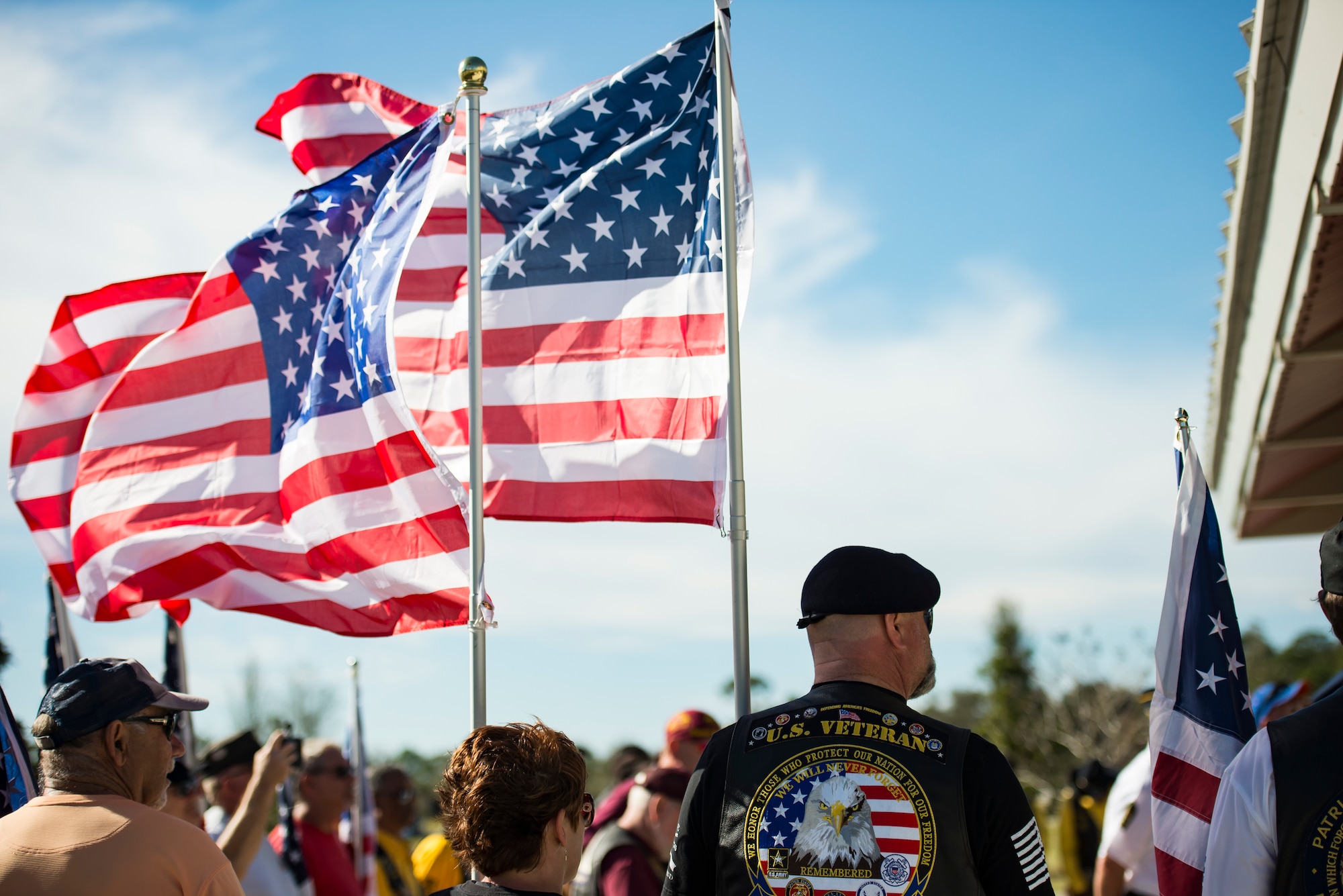 Tuskegee Airman, Edwin Cowan, was properly laid to rest alongside his wife for his service during World War II, Feb. 7, 2019, at Cape Canaveral National Cemetery, Fla.