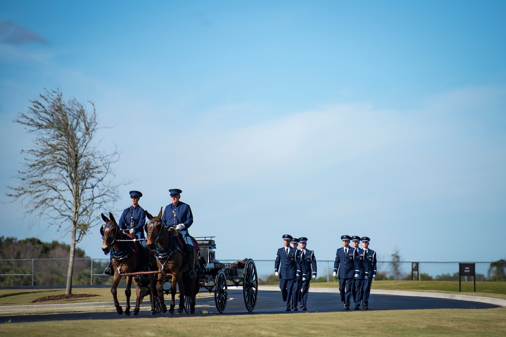 Tuskegee Airman, Edwin Cowan, was properly laid to rest alongside his wife for his service during World War II, Feb. 7, 2019, at Cape Canaveral National Cemetery, Fla.