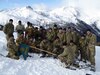 The 2500th Digital Liason Detachment dries out its gear after climbing to Refugio peak near Wiessenbach, Italy, Jan. 12 during the DLD's Jan 11-13 battle assembly.
