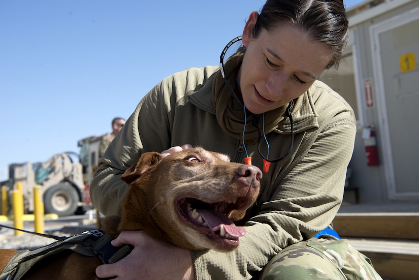 Air Force religious affairs Airmen from the 451st Air Expeditionary Group teamed up with Army behavioral Soldiers from Train Advise and Assist Command-South Feb. 2, 2019 at Kandahar Airfield, Afghanistan.