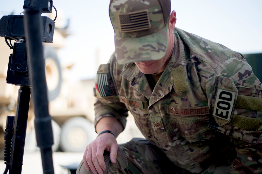 EOD Airmen detect, disarm, protect