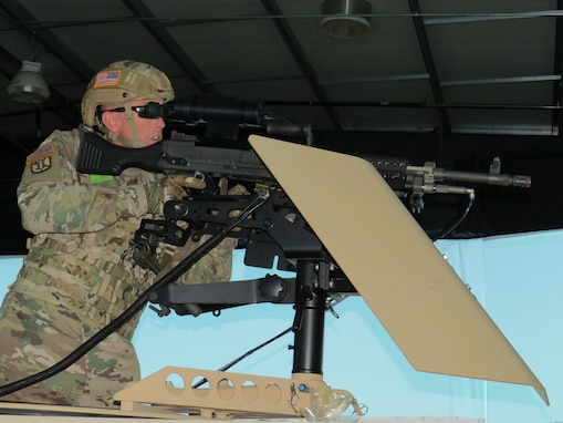 Simulators help Army Reserve Soldiers gain weapons proficiency at Operation Cold Steel III