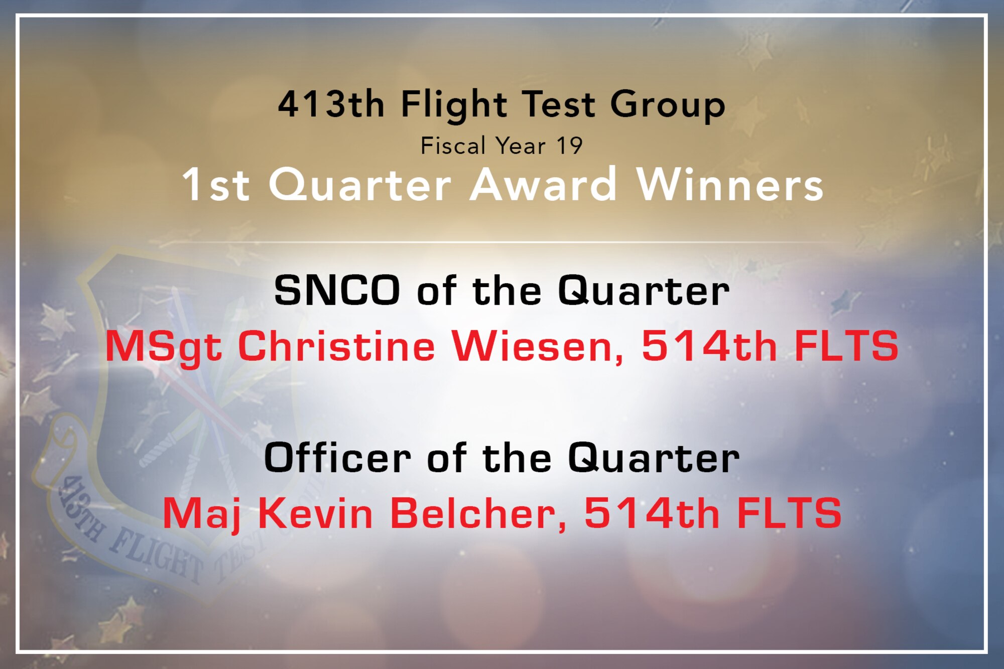 FY 19 1st Quarter Awards