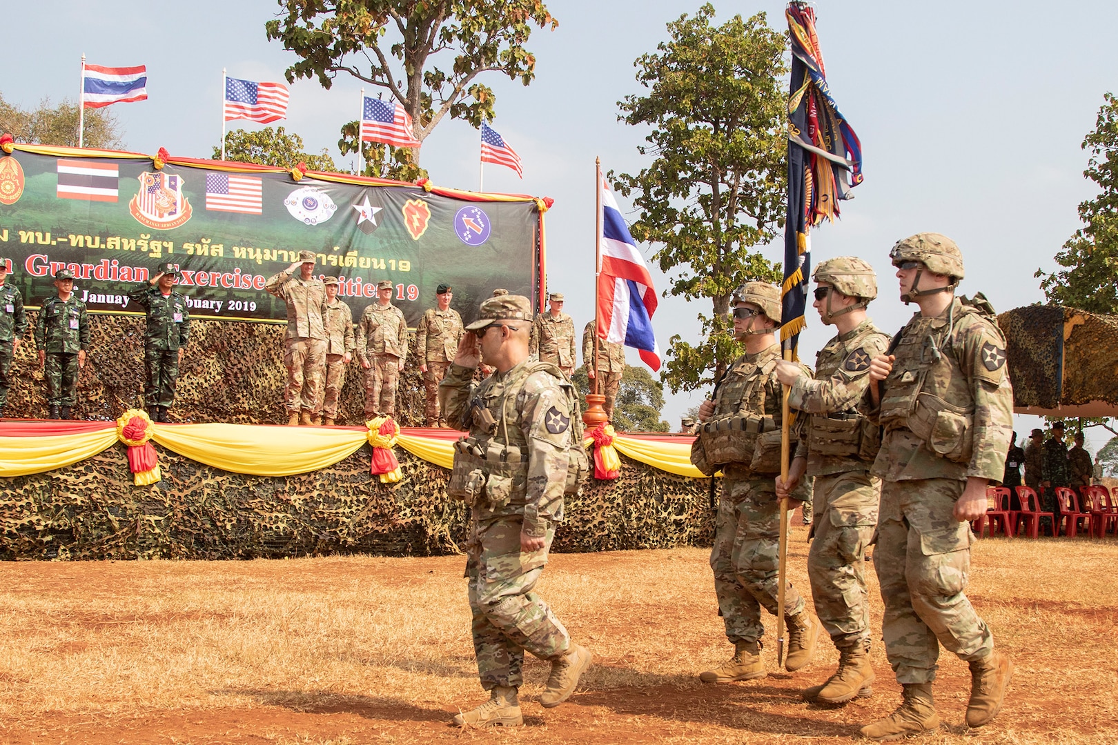 U.S. and Thai Armies Complete Exercise Hanuman Guardian 19