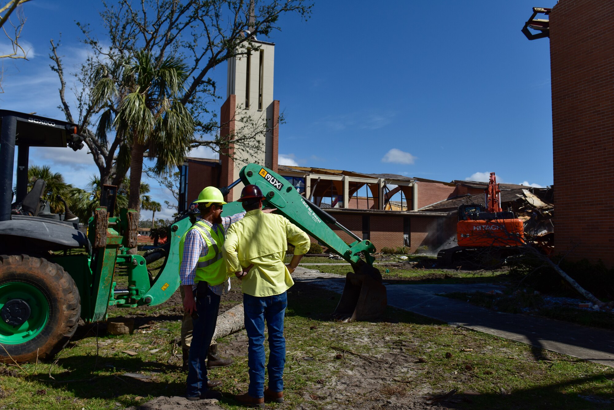 Tyndall begins demolition of damaged facilities