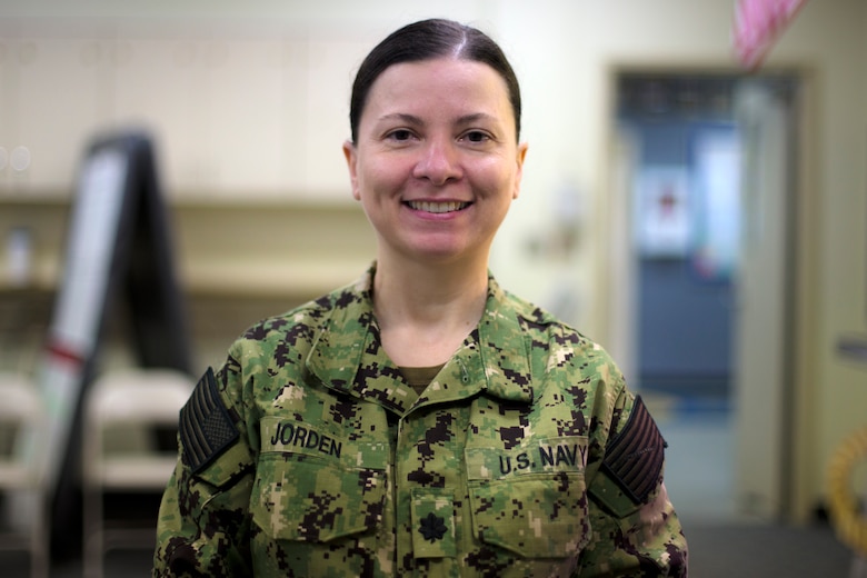 Navy Cmdr. Monserret Jorden, a pediatric dentist with Branch Dental Clinic Evens, 3rd Dental Battalion, 3rd Marine Logistics Group, is a native of Mexico City, Mexico. Sailors from Naval clinics in Okinawa held a presentation at Kinser Elementary School to promote oral health awareness during National Children’s Dental Health Month Feb. 5, 2019 on Camp Kinser, Okinawa, Japan. (U.S. Marine Corps photo by Lance Cpl. Isaiah Campbell)