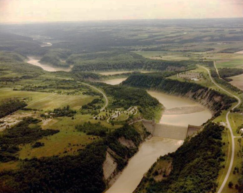 The massive Mount Morris Dam, situated deep in the Genesee River gorge near the northern end of Letchworth State Park in Livingston County, NY, has been a shield from the destructive power of Mother Nature since its completion in 1952. The U.S. Army Corps of Engineers Buffalo District contributes to its success through operation and maintenance of three missions areas: flood risk management, environmental stewardship, and recreation.