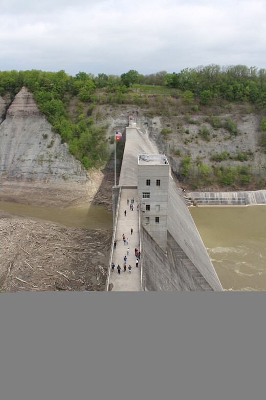 The massive Mount Morris Dam, situated deep in the Genesee River gorge near the northern end of Letchworth State Park in Livingston County, NY, has been a shield from the destructive power of Mother Nature since its completion in 1952. The U.S. Army Corps of Engineers Buffalo District contributes to its success through operation and maintenance of three missions areas: flood risk management, environmental stewardship, and recreation.