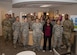 The Operational Medicine Clinic staff stand by the front desk at Joint Base Langley-Eustis, Virgina, Feb. 12, 2019.