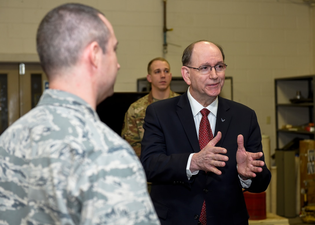 USecAF visits Sheppard Air Force Base, Texas
