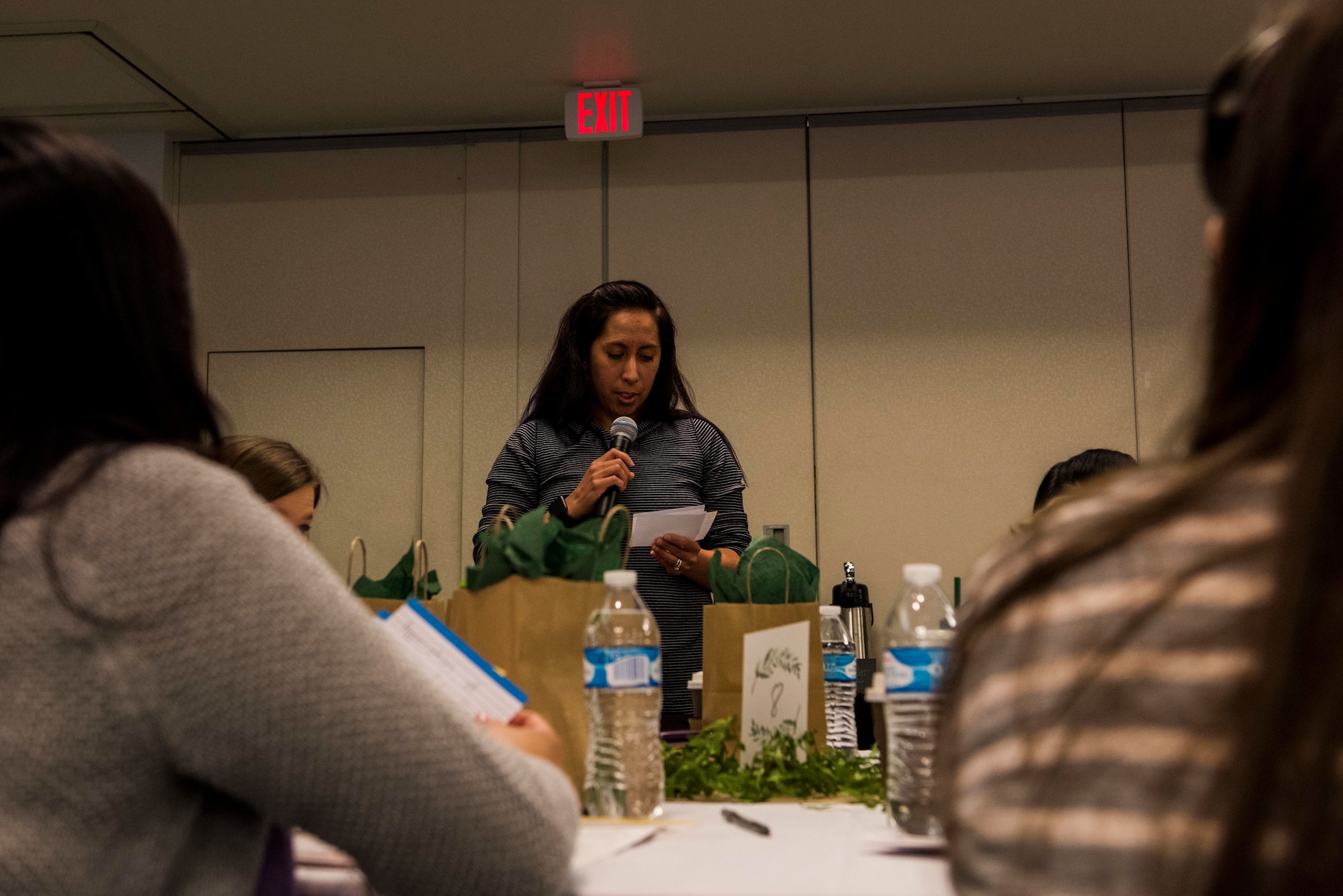 During the symposium, spouses were taught how to face the adversities that come with being a military spouse.