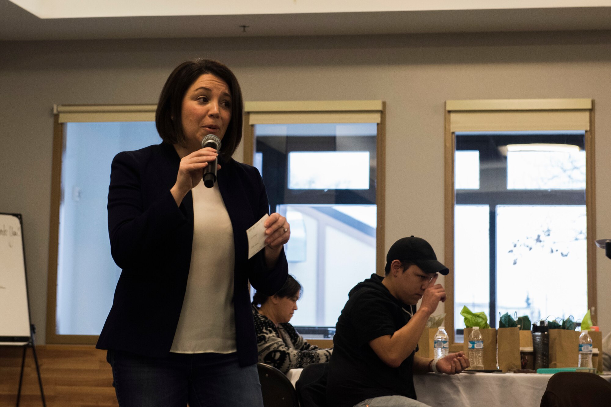 The purpose of the event was to provide military spouses the same resiliency tools military members receive.