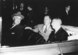 In the early 1940's, President Franklin D. Roosevelt arrived at the Martin Bomber plant located on then Fort Crook, currently Offutt Air Force Base, Nebraska. He was accompanied by Nebraska Governor Dwight Griswald, Glenn L. Martin, and G. T. Willey (plant manager.)