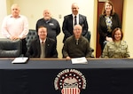 Endurance and perseverance are both characteristics of outstanding athletes. On Jan. 18, 2019, Armed Forces Sports – the program that serves between 800-1000 U.S. military athletes annually – showed its endurance and perseverance as an organization by conducting its 300th council meeting. Pictured from left to right: (Back Row) Mr. Jim Medley (USMC Sports); Mr. James Senn (Navy Sports); Mr. Steven Dinote (Armed Forces Sports Coucil Secretariat); Ms. Kristen McManus (OSD); (Seated) Mr. Kenneth Hedgecock (USMC Sports); Mr. Edward Cannon (SES) (Council Chairman); Col Caryn Kirkpatrick (USAF Representative).  Not pictured, but attending via teleconference:  (Mr. Paul Burk (SES) - Army; Mr. Darrell Manuel (Army Sports); Mr. John Patten (Army BRD); Mr. Steven Rosso (Legal Advisor); Mr. Steve Brown (USAF Sports); CW)3 Mark Durning (USCG Sports)