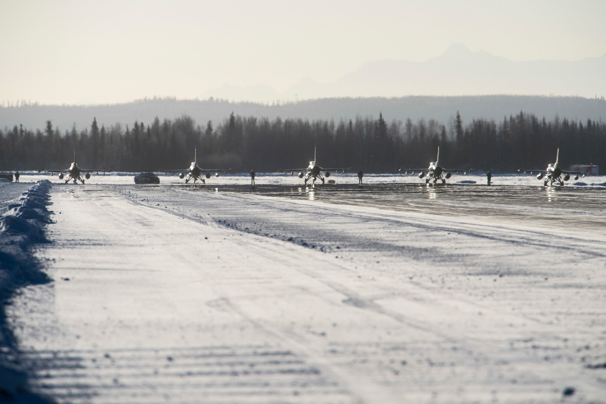 The aircraft headed to Andersen Air Force Base, Guam, to participate in COPE North, an annual multilateral field training exercise which demonstrates the U.S. Air Force’s commitment to peace and security throughout the Indo-Pacific region.