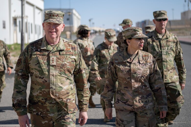 Lt. Gen. Scobee tours The Rock