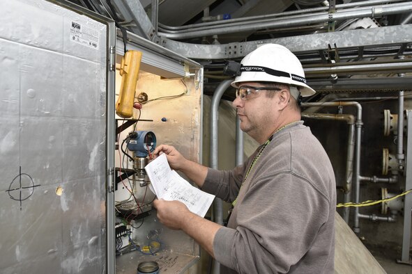 An instrument technician at Arnold Air Force      Base, Gary Bise, returned to work Jan. 28 after being away from the job for months recovering from a brain tumor. “I’m blessed in so many ways,” he said. “Every day I come to a job I love.” (U.S. Air Force photo by Brad Hicks)