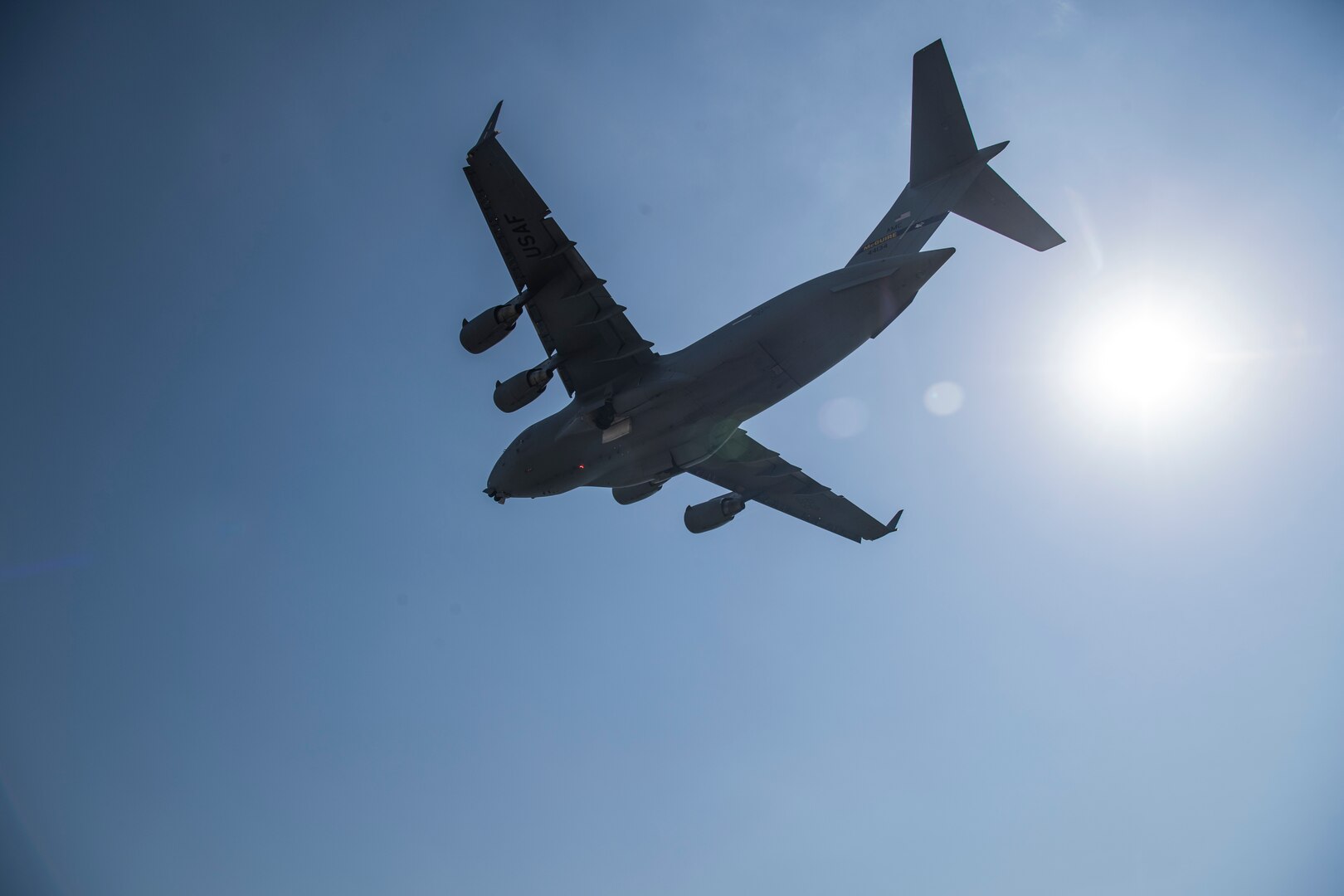 A C-17 Globemaster III delivers humanitarian aid from Homestead Air Reserve Base, FL to Cucuta, Colombia February 16, 201
