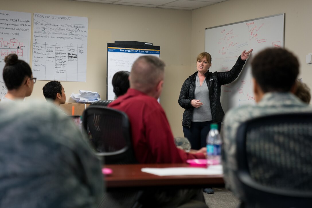 413th FTG hosts Green Belt course