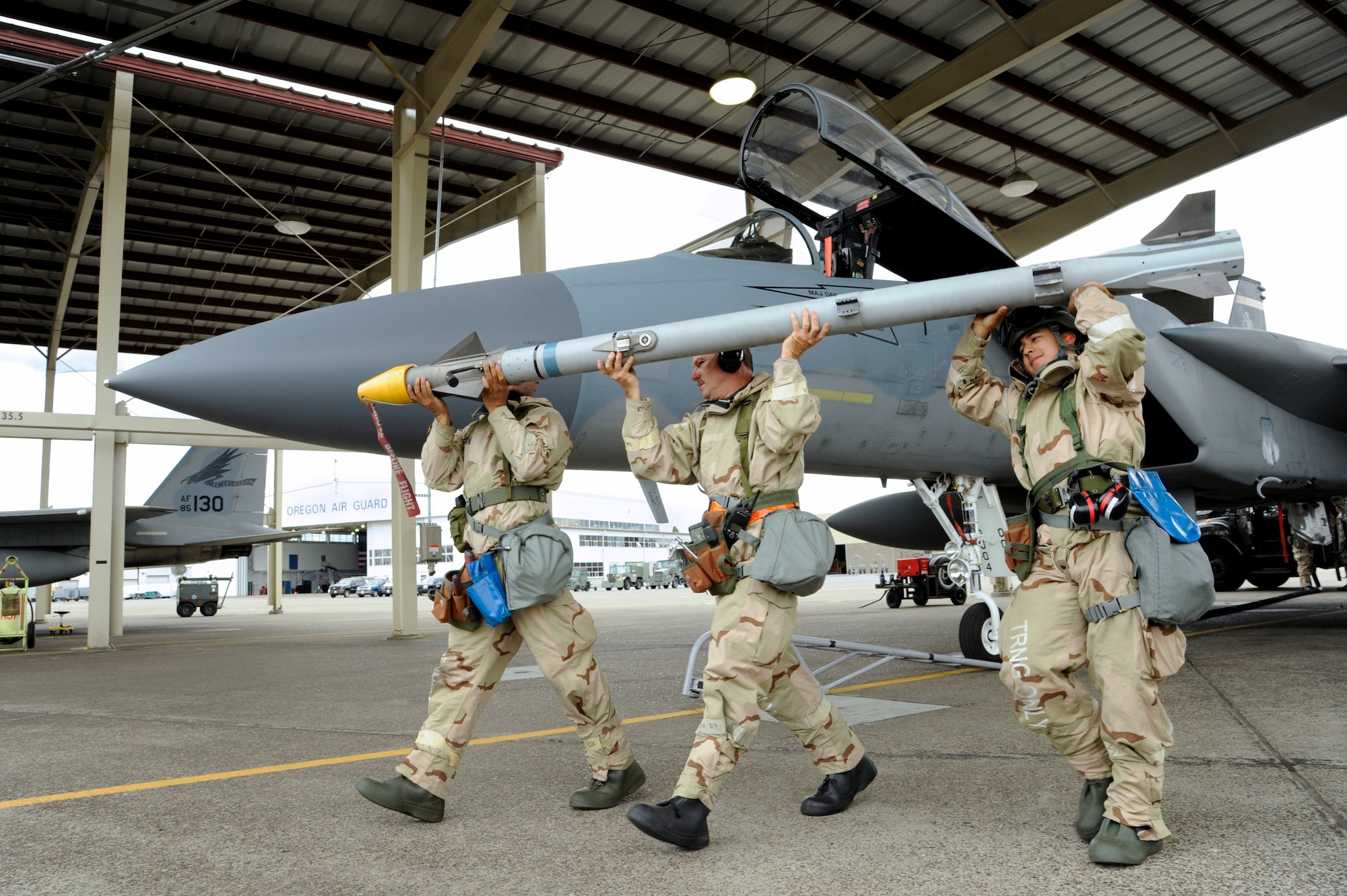 The 142nd Fighter Wing conducts dual readiness exercise