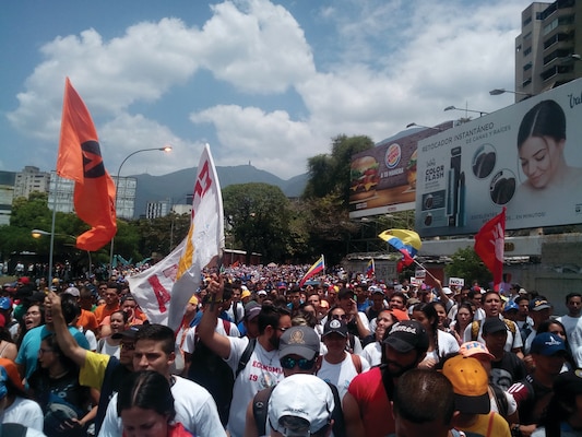 Protests in Venezuela, April 6, 2017. (Wikimedia/Jamez42)