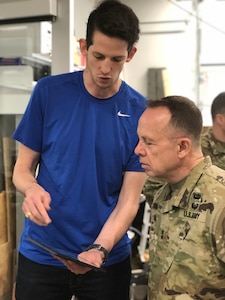 75th Innovation Command leader visits Duke Robotics Lab