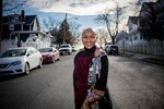 U.S. Army Spc. Imani Gayle, a motor transport operator with the New Jersey National Guard's 2-113th Infantry Regiment, poses for a portrait in Irvington, N.J., Jan. 17, 2019. Gayle has alopecia, a condition that causes baldness. Gayle, a part-time fashion model, is studying biology pre-med, and hopes to one day be a dermatologist.