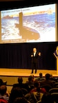 Dr. Steven Spear, author of the best-selling book “The High-Velocity Edge,” talks to employees at Naval Surface Warfare Center, Carderock Division in West Bethesda, Md., on Feb. 14, 2019, about his thoughts on how being a learning organization leads to becoming a successful organization. (U.S. Navy photo by Kelley Stirling/Released)