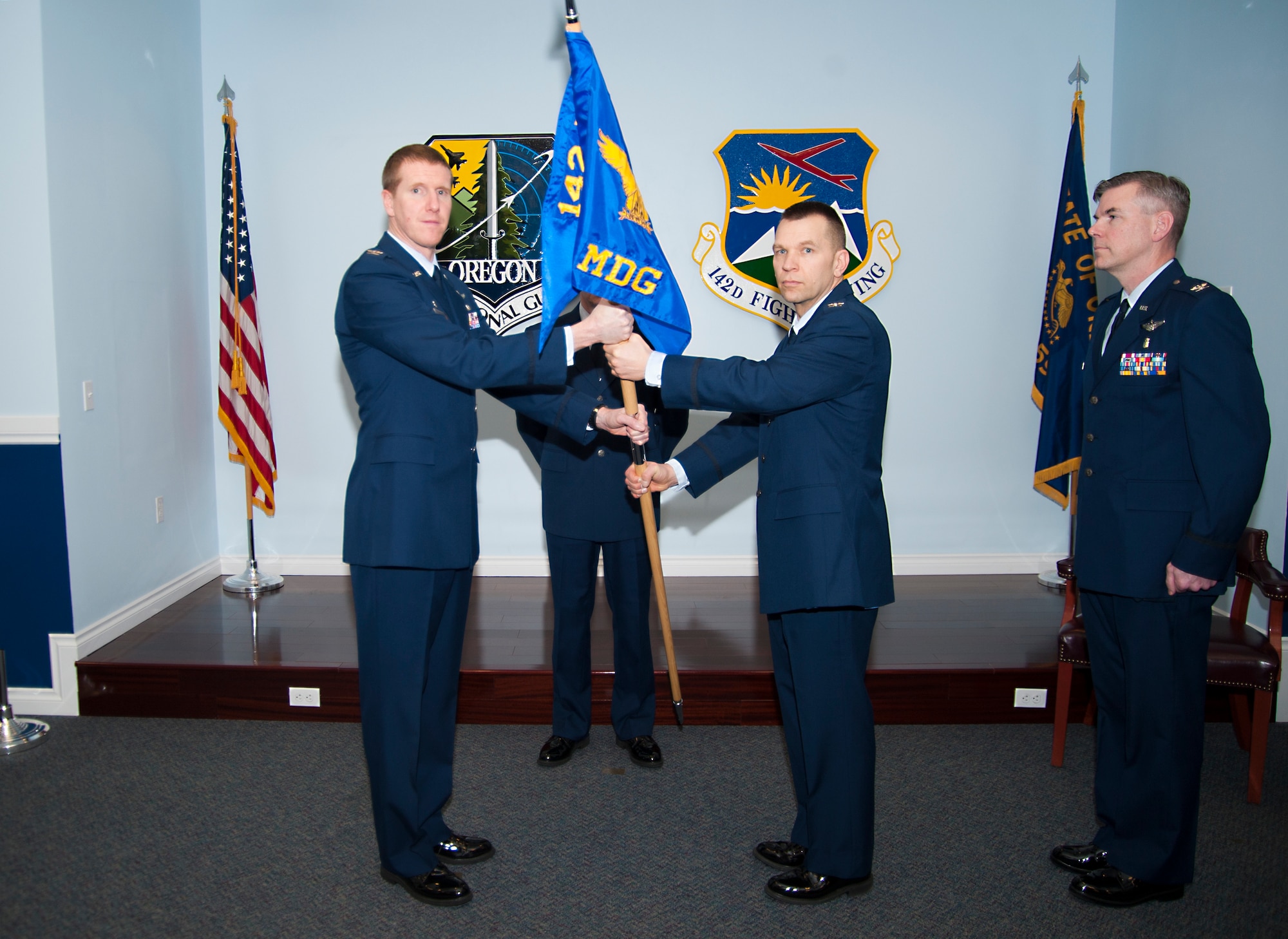 142nd Medical Group conducts Change of Command