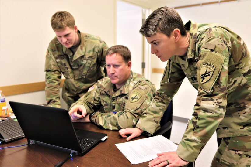 Civil affairs, PSYOP, info ops troops train in Command Post Exercise-Functional 19-10 at Fort McCoy