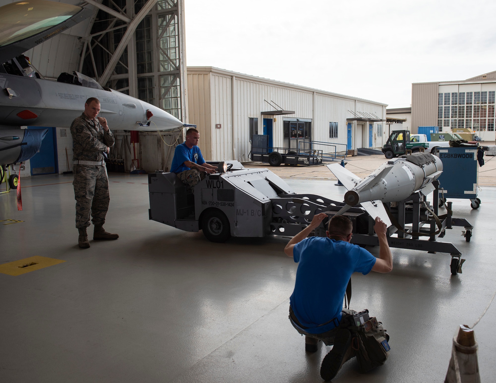 96th Aircraft Maintenance Squadron load crews compete during the annual weapons load competition for the title of Best Load Crew Of The Year. The fast-paced competition tests the knowledge and proficiency of the Airmen. The winning load crew is scheduled to be announced at the Maintenance Professionals of the Year Banquet in March.