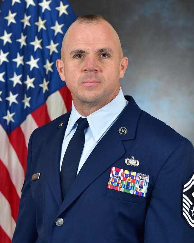 Senior Master Sgt. Michael L. Kuehler, 944th Aircraft Maintenance Squadron first sergeant, wins the 2018 Tenth Air Force First Sergeant of the Year award.