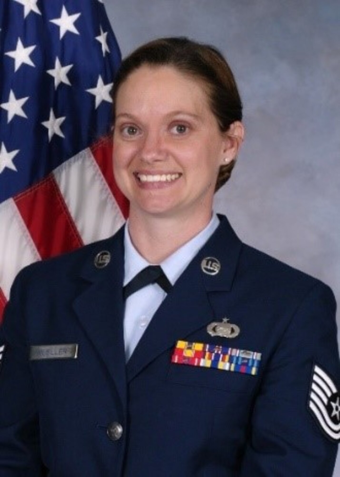 U.S. Air Force Tech. Sgt. Megan Mueller, 314th assistant flight chief, is this 17th Training Wing’s Spotlight. Mueller is stationed with the 314th Training Squadron a part of the 517th Training Group at the Presidio of Monterey, Calif., as a part of the Defense Language Institute Foreign Language Center as a part of joint training with the Army. (Courtesy photo)
