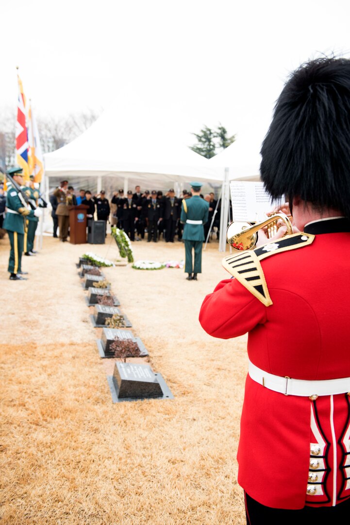 On February, 19, 2019, at the United Nations Memorial Cemetery in Busan, retired U.K. Army Sgt. Speakman were interred surrounded by family, U.K. delegates, Korean War Veterans, local school children, and members of the United Nations Command.