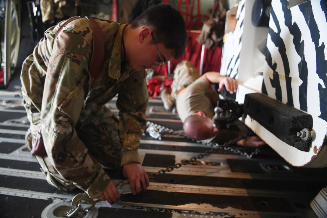 The 75th Expeditionary Airlift Squadron provides tactical and humanitarian airlift capabilities to units across Africa.